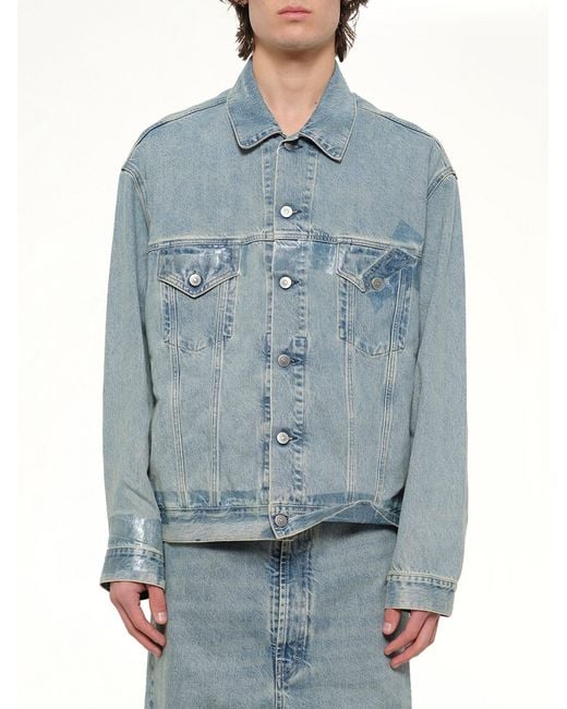 Maison Margiela Blue Tape Denim Jacket for men