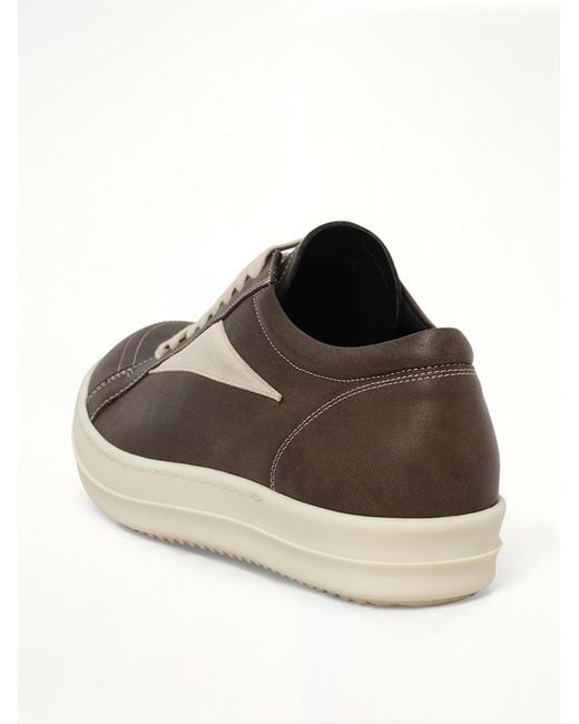 Rick Owens Brown Vintage Sneaker for men