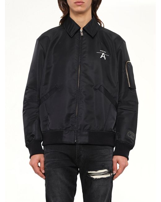 Undercover Black Ghost Boy Bomber Jacket for men