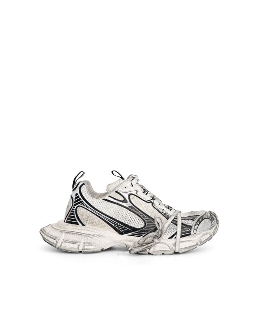 Balenciaga White 3Xl Sneakers, Eggshell/, 100% Rubber for men