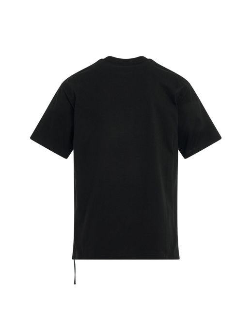 Mastermind Japan Black Swing Open Skull T-Shirt, Short Sleeves, , 100% Polyester, Size: Large for men