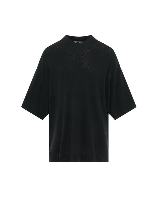 1017 ALYX 9SM Black 'Distressed Oversized T-Shirt, Short Sleeves, , 100% Cotton, Size: Small for men