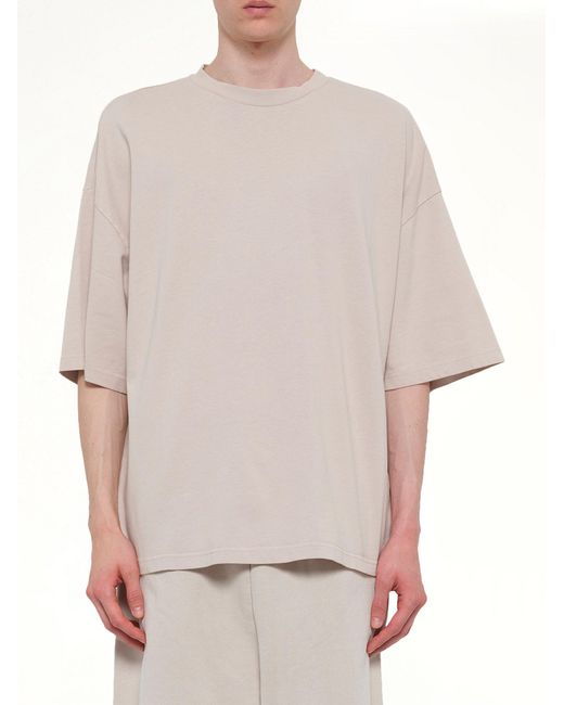 Entire studios Natural Heavy Boxy T-Shirt for men