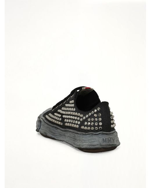 Maison Mihara Yasuhiro Black Exclusive Peterson 23 Og Studded Sneaker for men