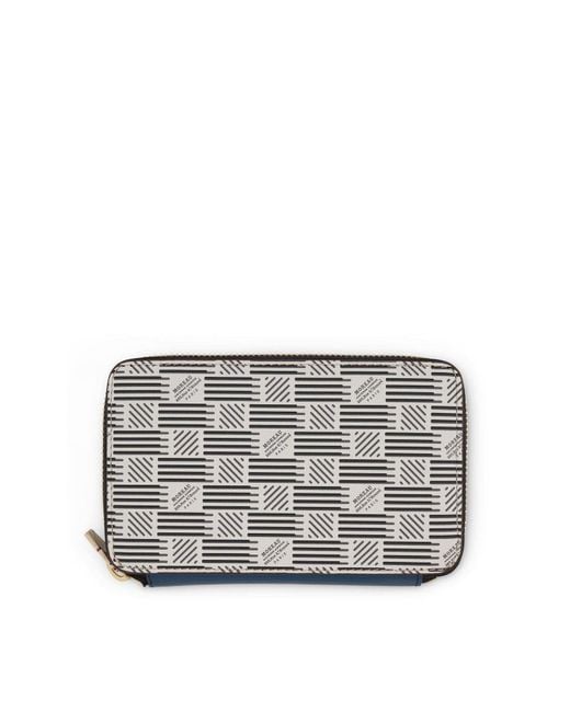 Moreau Metallic Compact Zip Wallet