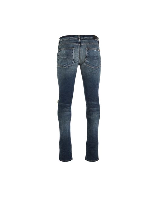 Amiri Blue Mx 1 Jeans, Classic, 100% Cotton for men