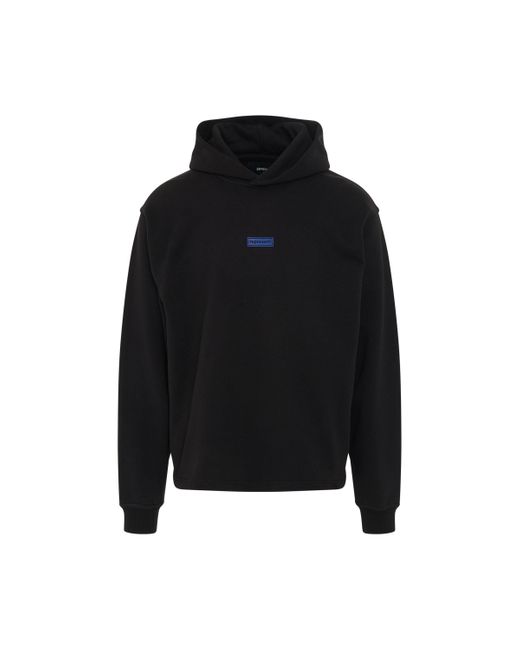Represent Black Relaxed Logo Hoodie, Long Sleeves, Off, 100% Cotton, Size: Medium for men