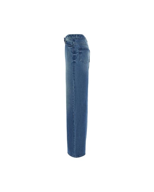 Givenchy Blue Wide Leg Jeans, , 100% Cotton