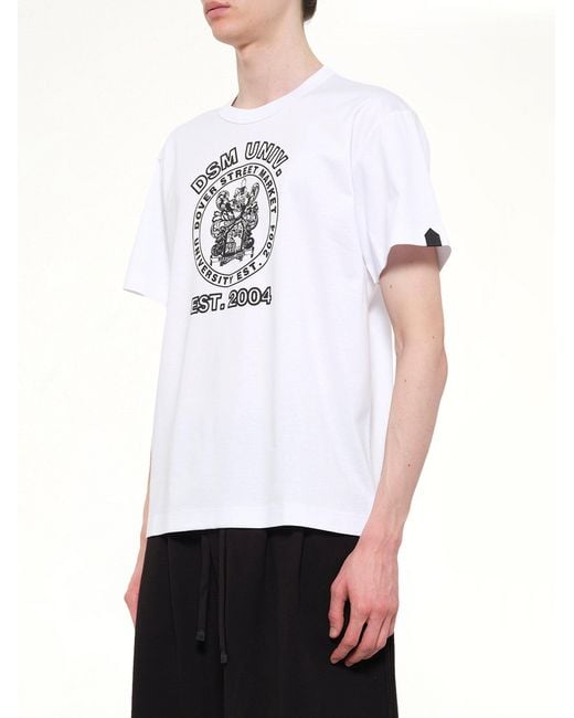 DSM KEI NINOMIYA White Dsm Univ' T-Shirt for men