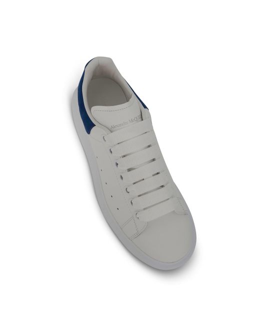 Alexander McQueen Blue Larry Oversized Heel Sneakers, /Paris, 100% Calfskin Leather
