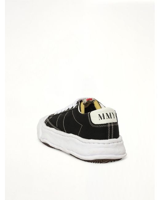 Maison Mihara Yasuhiro White Jackson Canvas Low Top Sneakers for men