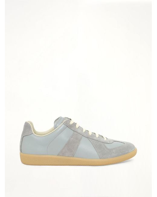 Maison Margiela White Replica Leather Sneaker for men