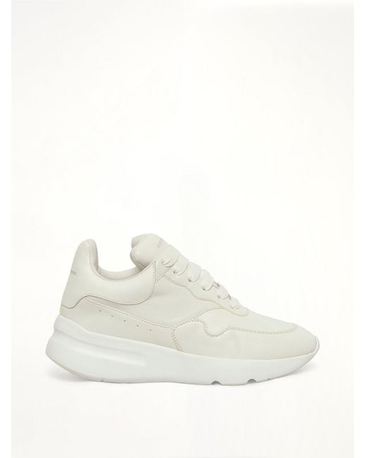 McQueen White Nappa Larry Sneaker
