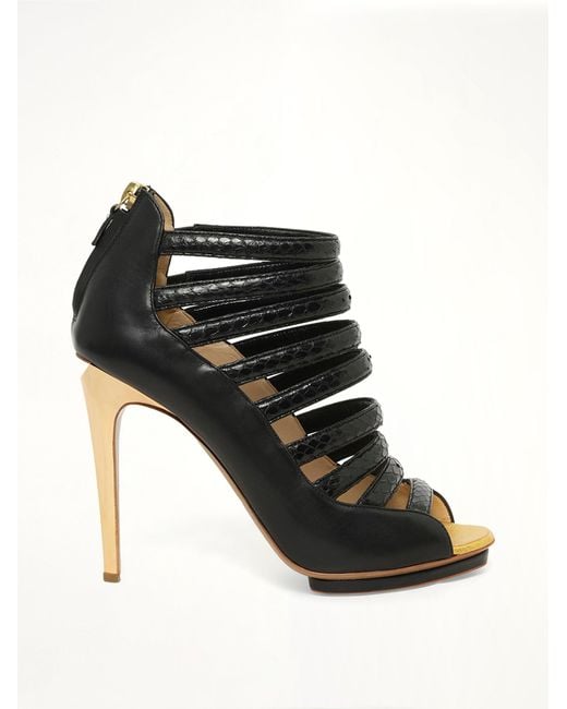Linda Farrow Black Leather Shoes