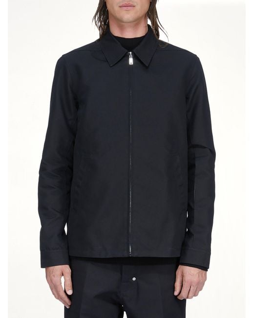 Rick Owens Blue Brad Jacket for men