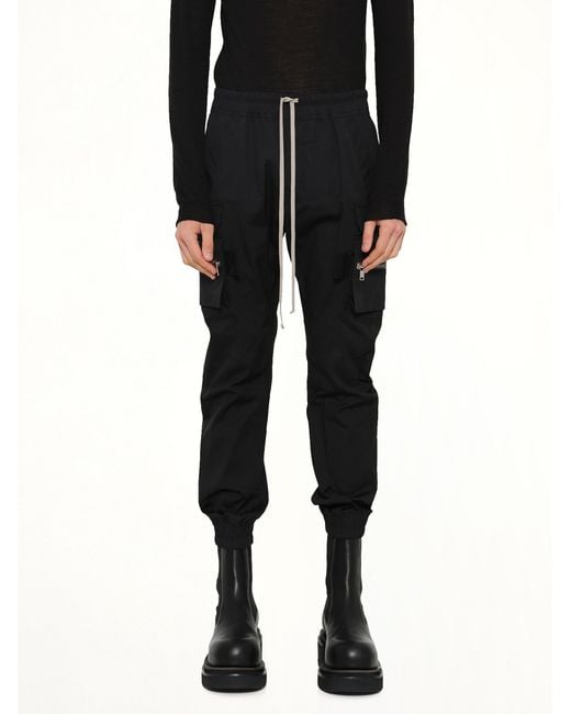 Rick Owens Black Mastodon Cargo for men