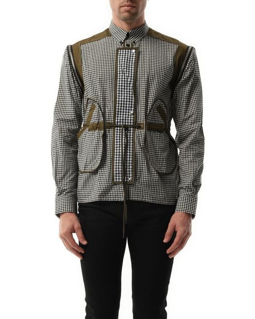 Givenchy Gray Podium Pocket Shirt for men