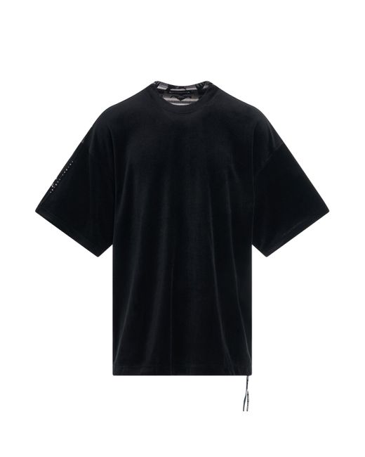 Mastermind Japan Black Switched Chimayo T-Shirt, Short Sleeves, , 100% Cotton, Size: Medium for men