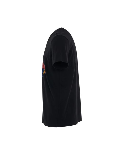 Egonlab Black Fantasia T-Shirt, Short Sleeves, , 100% Cotton, Size: Medium for men