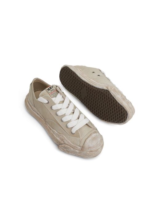Maison Mihara Yasuhiro Natural Hank Og Vintage Sole Low Top Sneakers, , 100% Rubber for men
