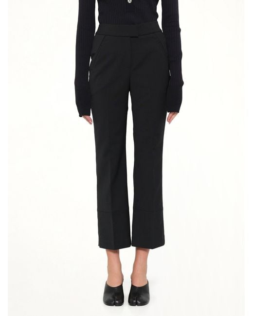Entire studios Black Step Hem Pants