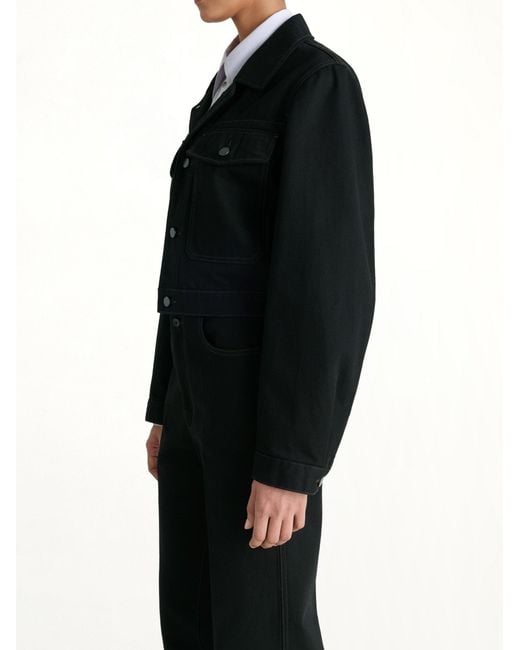Lemaire Black Cropped Blouson