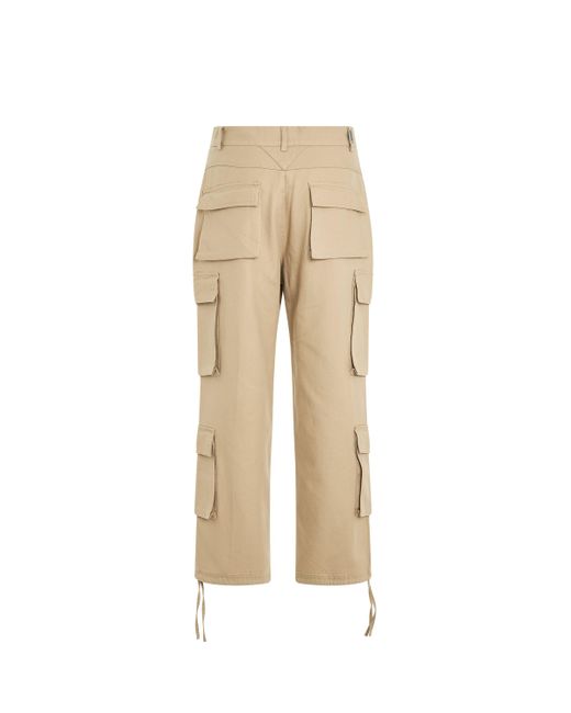 Represent Natural Baggy Cargo Pants, , 100% Cotton, Size: Medium for men