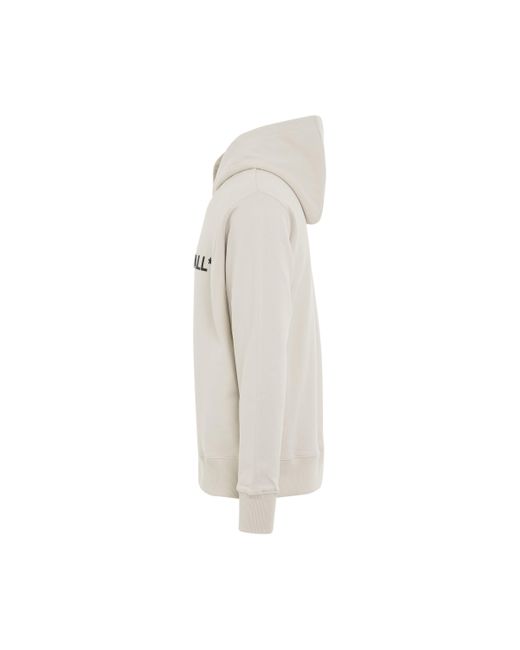 A_COLD_WALL* White 'Essential Logo Cotton Hoodie, Long Sleeves, , 100% Cotton, Size: Small for men