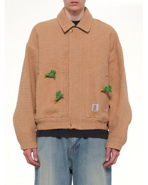 Doublet Blue Tilled Field Work Jacket for men