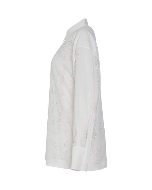 Givenchy White Bandana Shirt