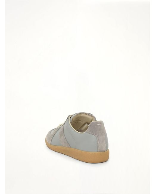 Maison Margiela White Replica Leather Sneaker