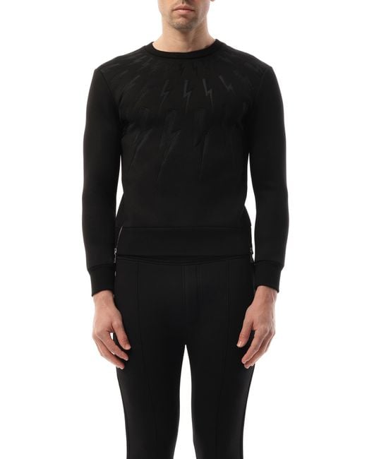Neil Barrett Black Sweatshirt for men