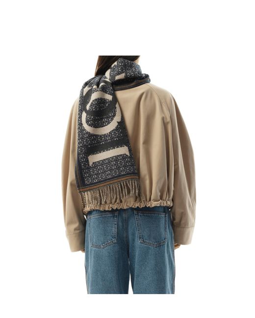 Loewe Multicolor Love Scarf, 100% Wool