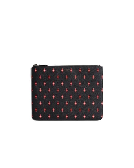 Givenchy Black Classic Large Zipped Pouch for men