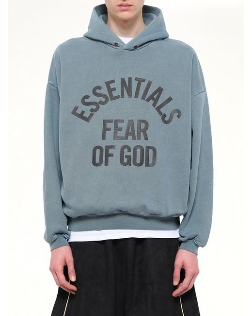 Fear Of God Blue Campus 90's Hoodie for men