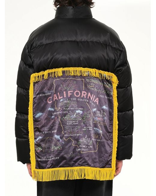 Doublet Black Pillow Packable Down Jacket for men