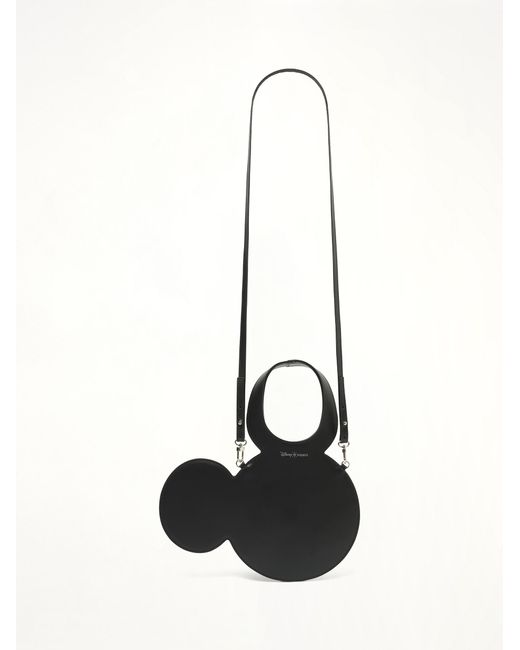 Coperni Black Disney X Crossbody Baby Mickey Tote Bag, 100% Calf Leather