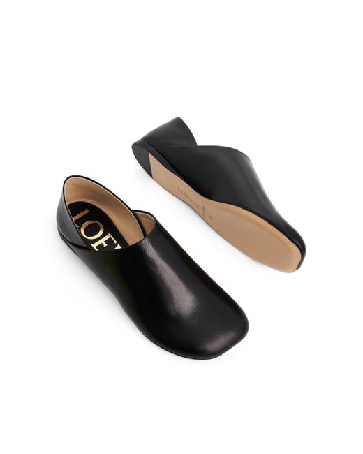 Loewe Black Toy Slipper Sandals, , 100% Calf Leather