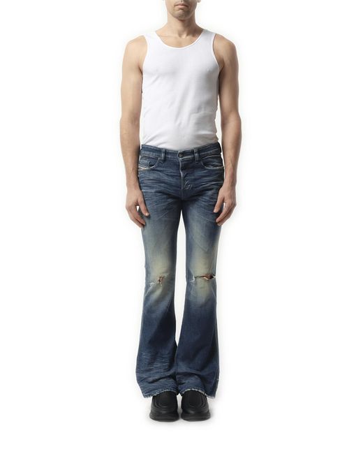 DIESEL Blue 1998 D-Buck Jeans, 100% Cotton for men
