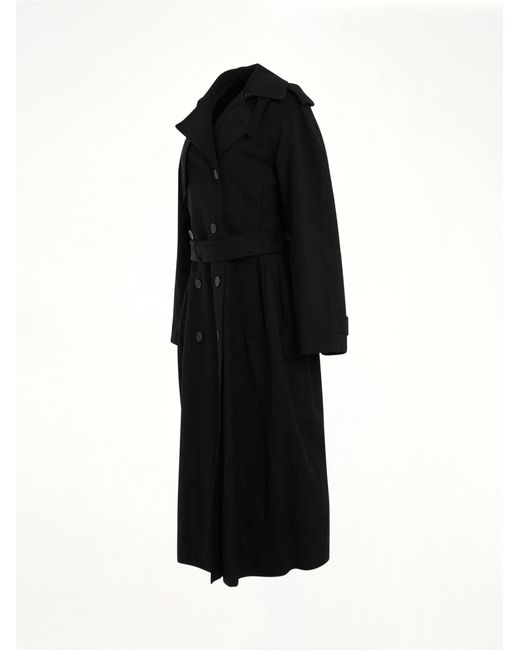 Balenciaga Black Hourglass Trench Coat