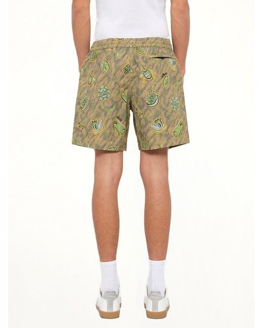 Loewe Green X Paula Printed Swim Shorts for men