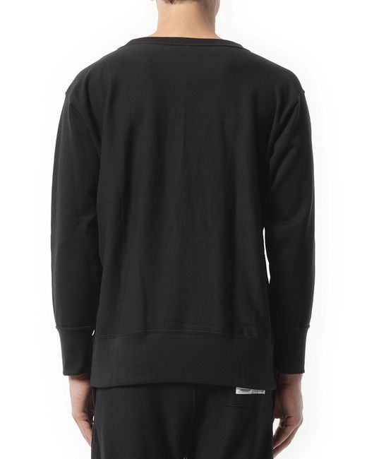 Undercover Black X Champion Sweatshirt, 100% Cotton, Size: Small for men