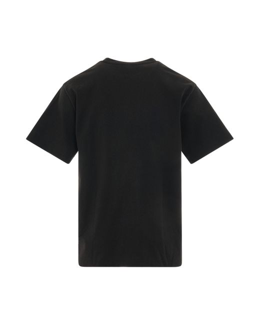 Doublet Black ' "Doubland" Embroidery T-Shirt, Short Sleeves, , 100% Cotton, Size: Small for men