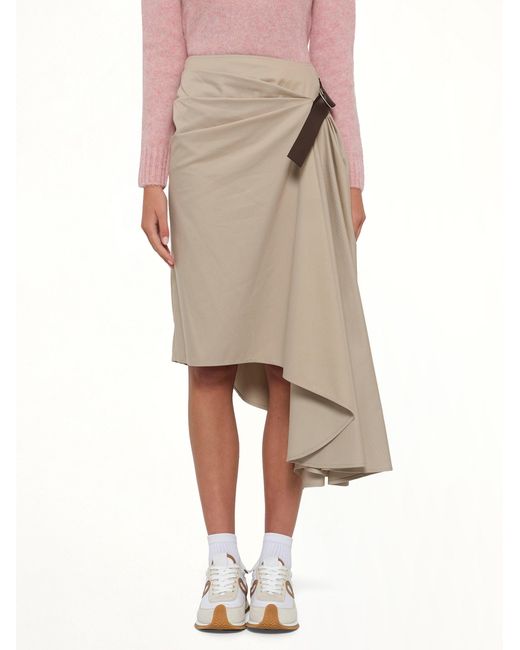 Loewe Natural Belted Skirt