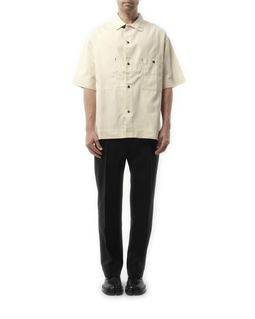 Jacquemus Natural La Chemise Denim Aloe for men