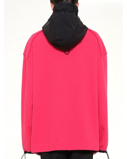 Juun.J Pink Hoodie for men