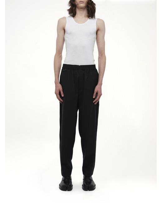 Undercover Black Chaos Balance Casual Pants, 100% Polyester for men