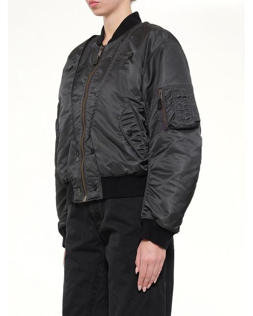Maison Margiela Gray Reversible Bomber