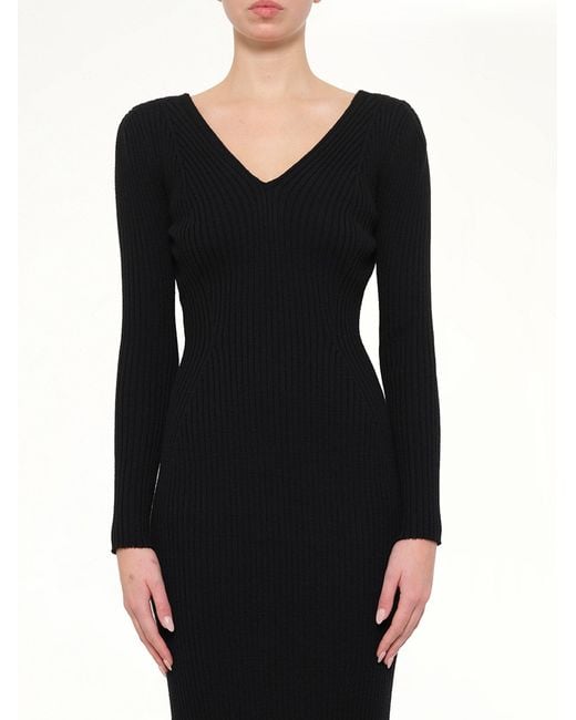 Lanvin Black Knit Dress