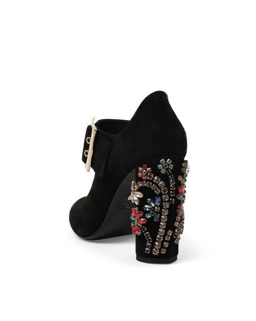 Lanvin Black Emb Mary Jane Pump